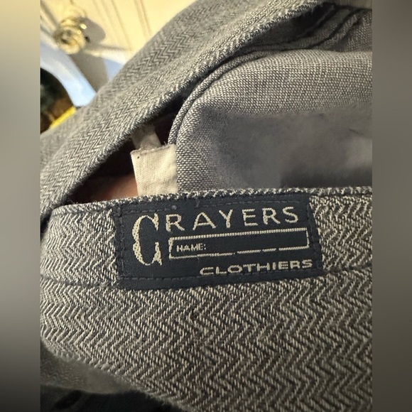 Grayers Gray Harrison Heritage 100% cotton Button up Long Sleeve Shirt Sz Large - Picture 10 of 11